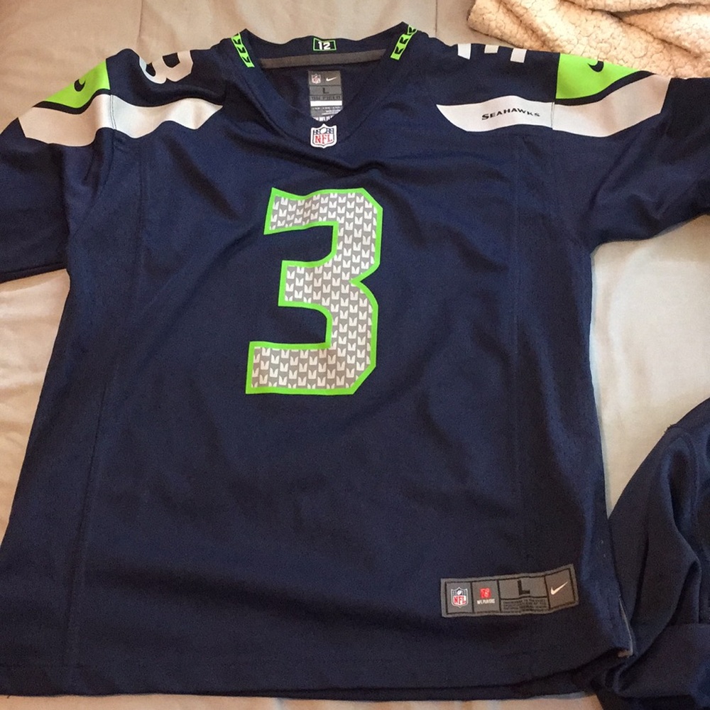 Kids Russell Wilson Nike Jersey